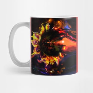 SUN flower black hole nebula Mug